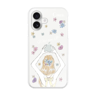iPhoneケース ハイブリッド クリアケース バックショット