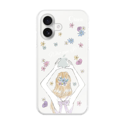 iPhoneケース ハイブリッド クリアケース バックショット