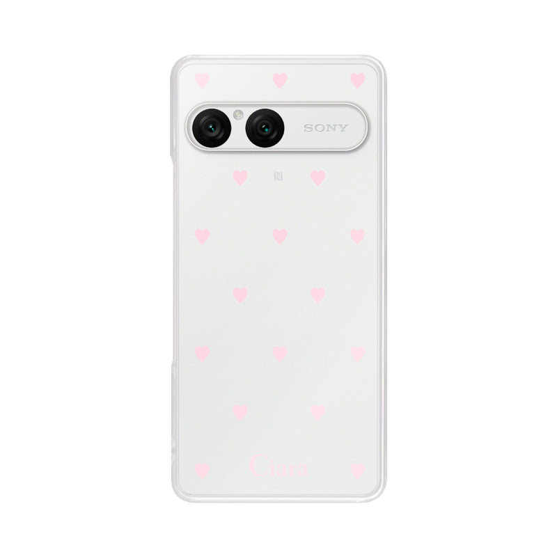 Xperiaケース クリアケース スウィートハート