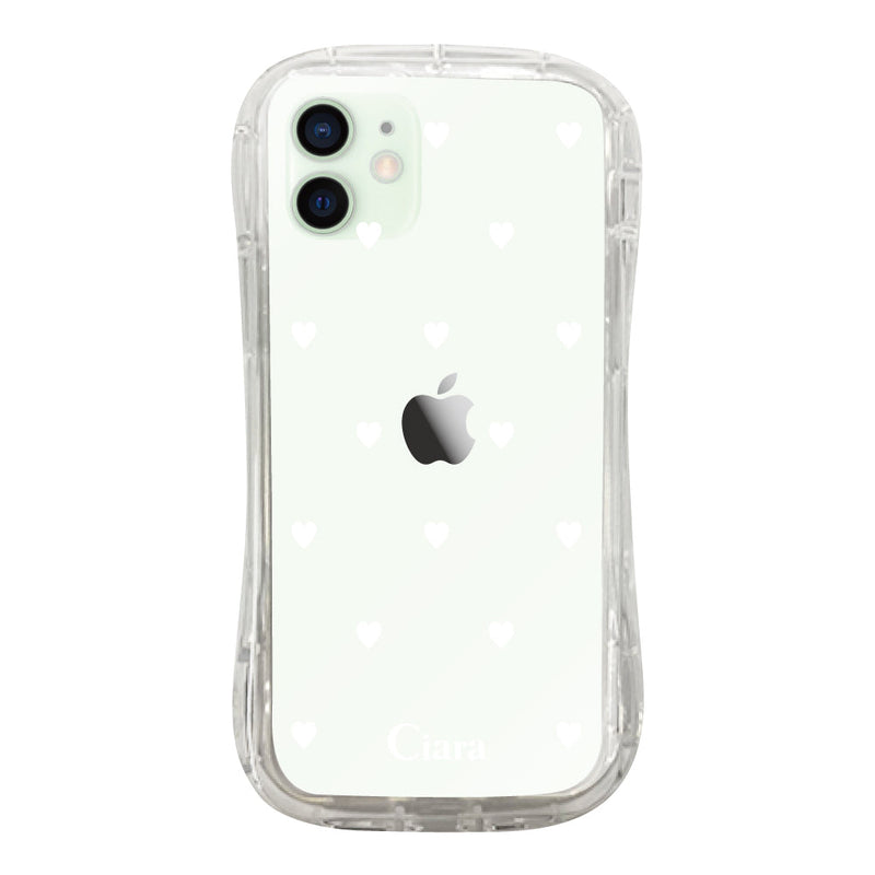 iPhoneケース TPUグリップ クリアケース スウィートハート