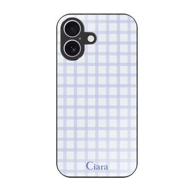 iPhoneケース ガラス 強化ガラスケース ブロックチェック