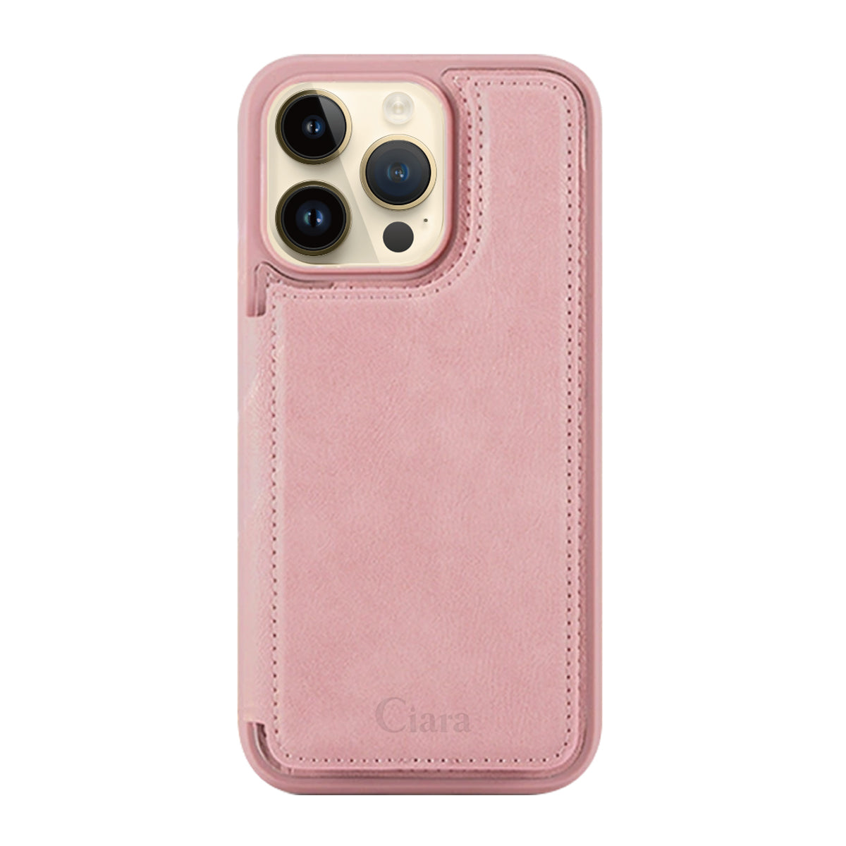 iPhoneケース カード収納付きバックフリップ手帳型ケース ロゴ