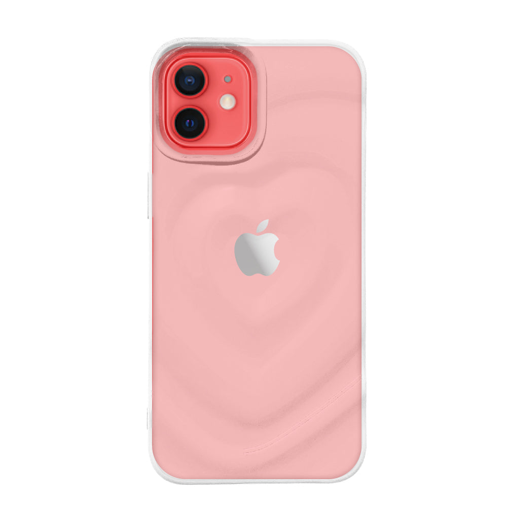iPhone11 ハートウェーブフォーム TPUクリアケース プティ クリア
