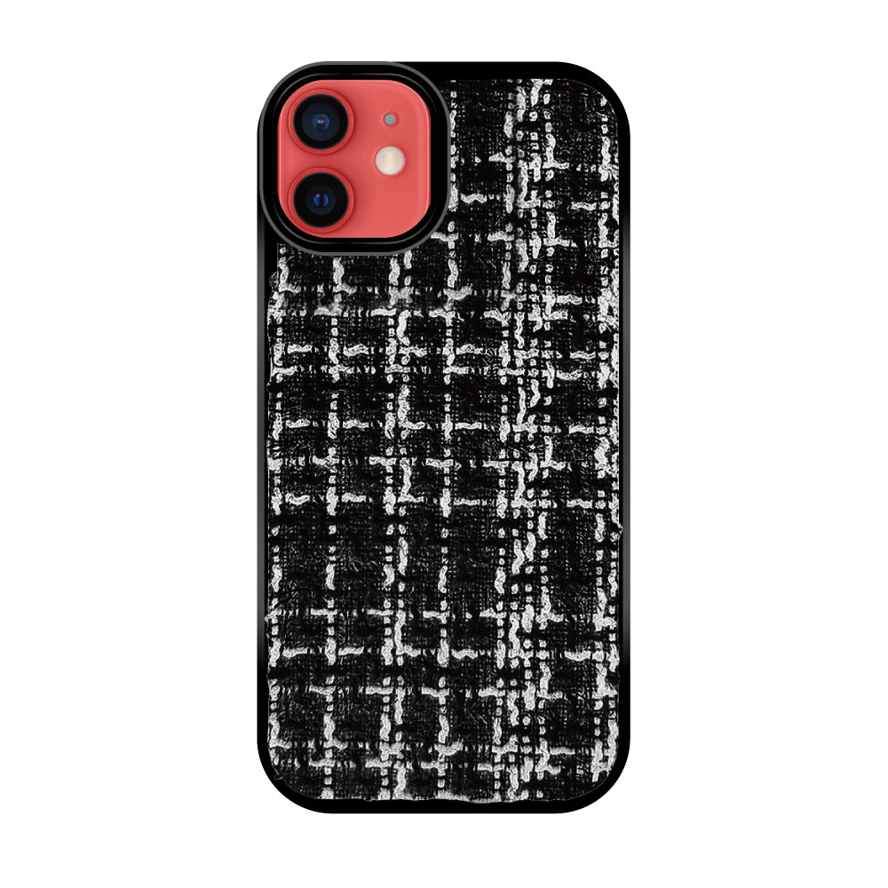 iPhone11 ツイード TPU プティ ブラック