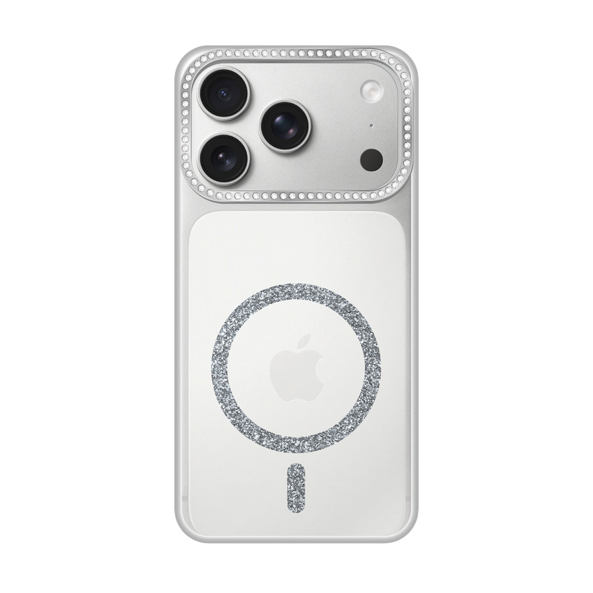 iPhone17Pro ビジューカメラフレーム マグセーフクリア プティ クリア