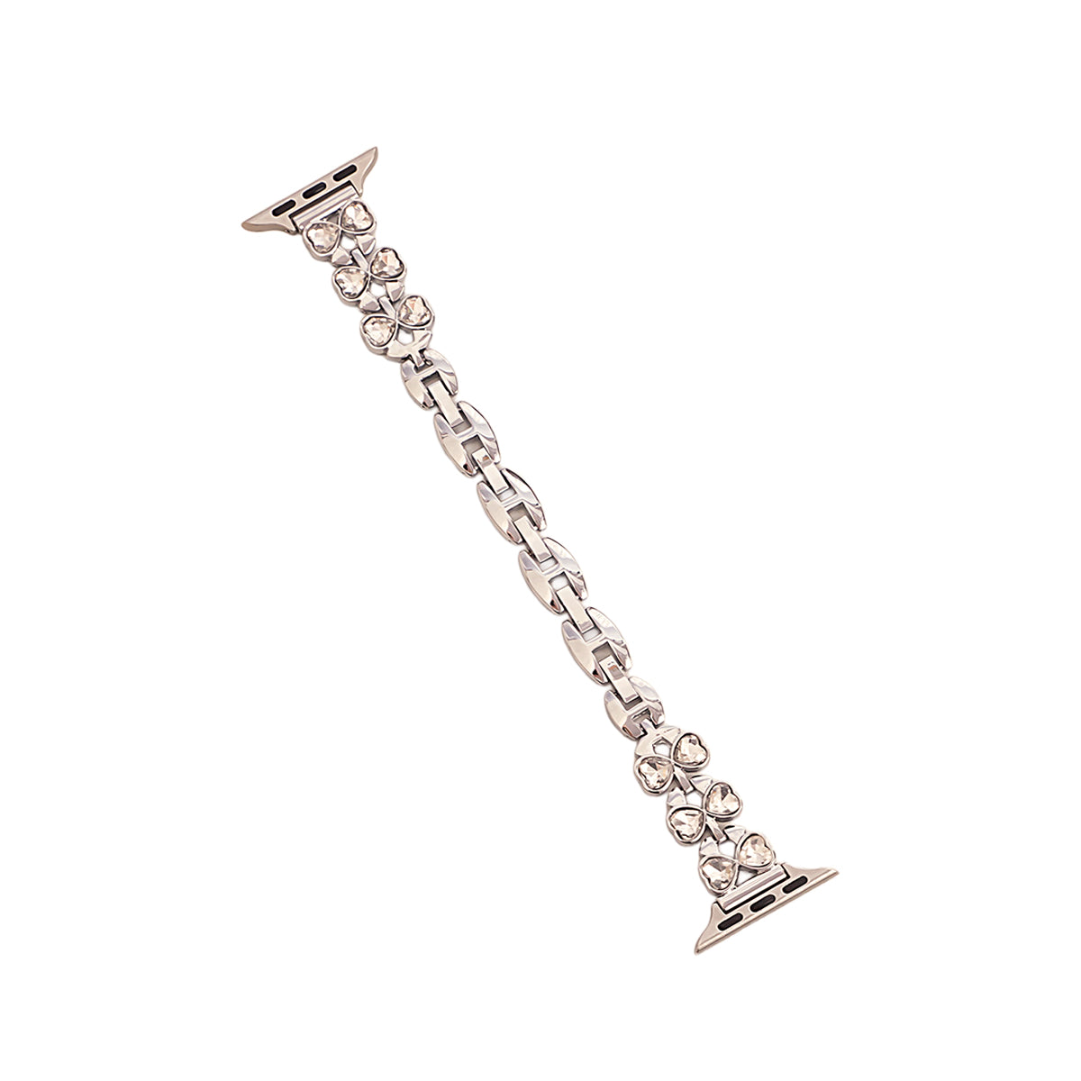 42mm/44mm/45mm/46mm/49mm リボンストーンメタルアップルウォッチバンド スターライト