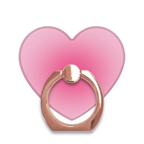 スマホリング ハート チークピンク RoseGold