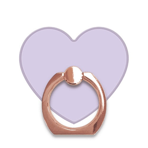 スマホリング ハート ラベンダー RoseGold