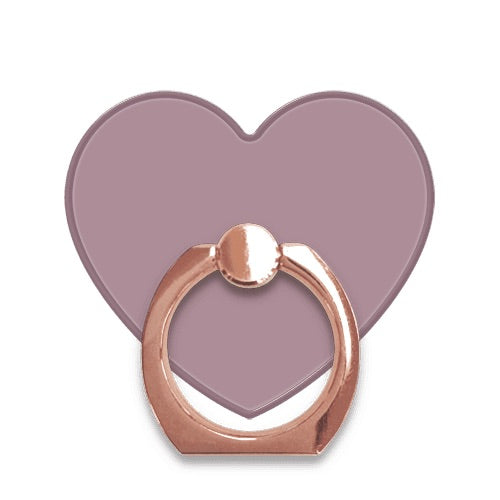 スマホリング ハート モーヴピンク RoseGold