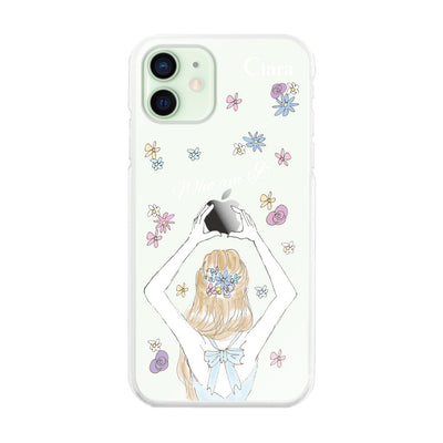 iPhoneケース ハイブリッド クリアケース バックショット