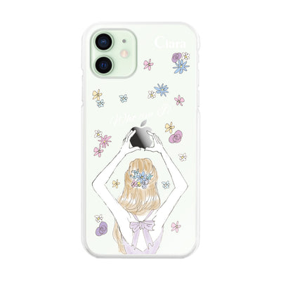 iPhoneケース ハイブリッド クリアケース バックショット