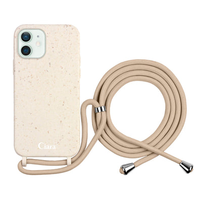 iPhoneケース サスティナブルストラップケース ロゴ