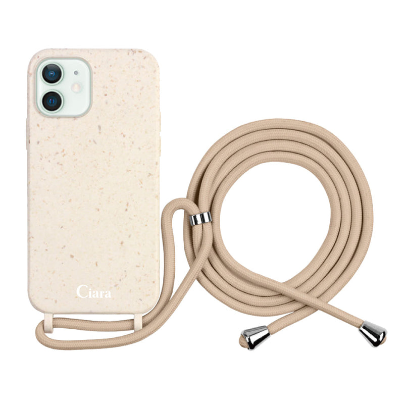 iPhoneケース サスティナブルストラップケース ロゴ