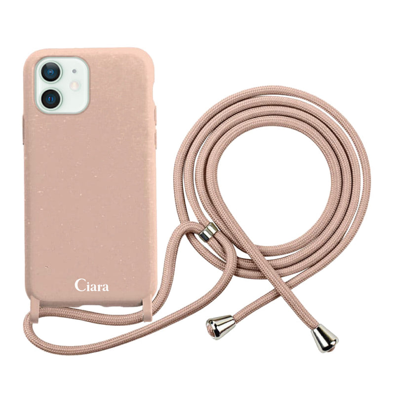 iPhoneケース サスティナブルストラップケース ロゴ