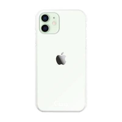 iPhoneケース ハイブリッド クリアケース ロゴ