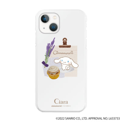 iPhoneケース ハイブリッド クリアケース シナモンカフェ