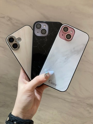 強化ガラスマーブルケースカスタム