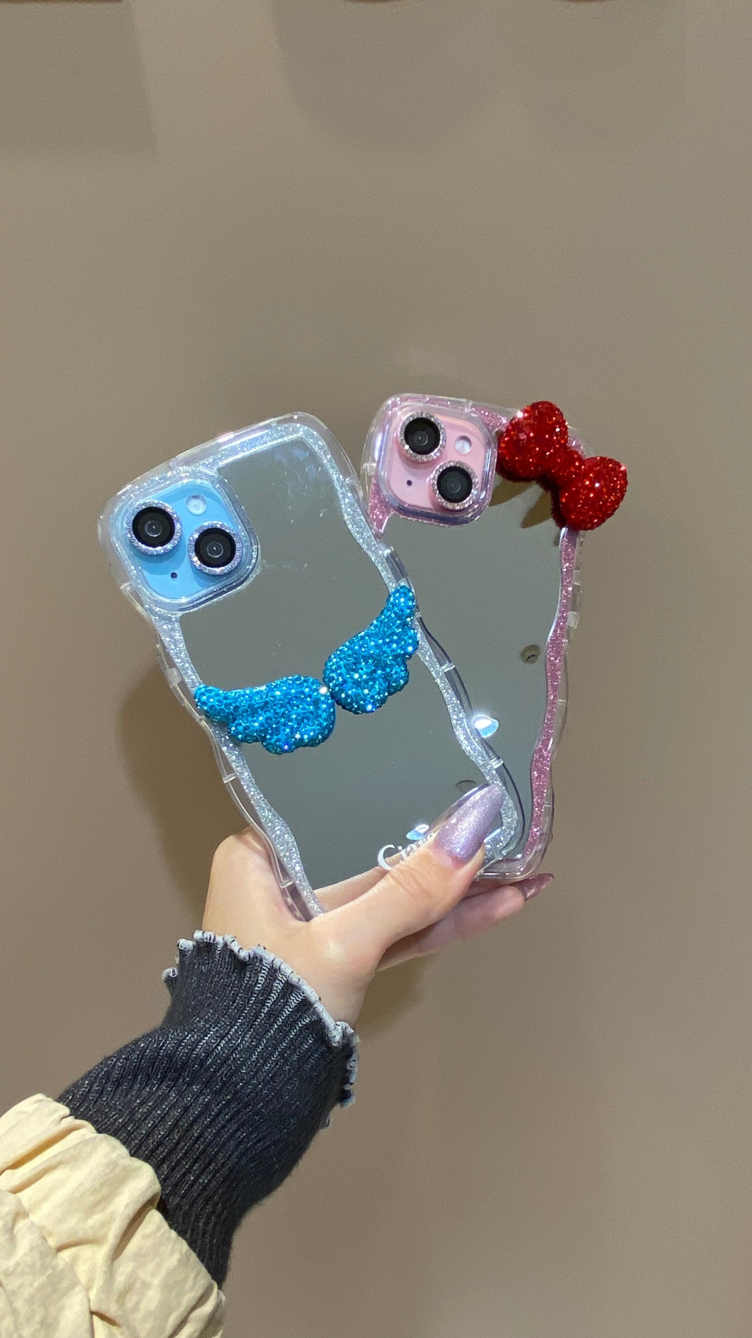 クリアウェーブミラーケースカスタム