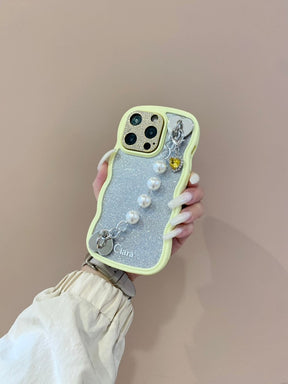 ウェーブフレームロゴクリアケース カスタム