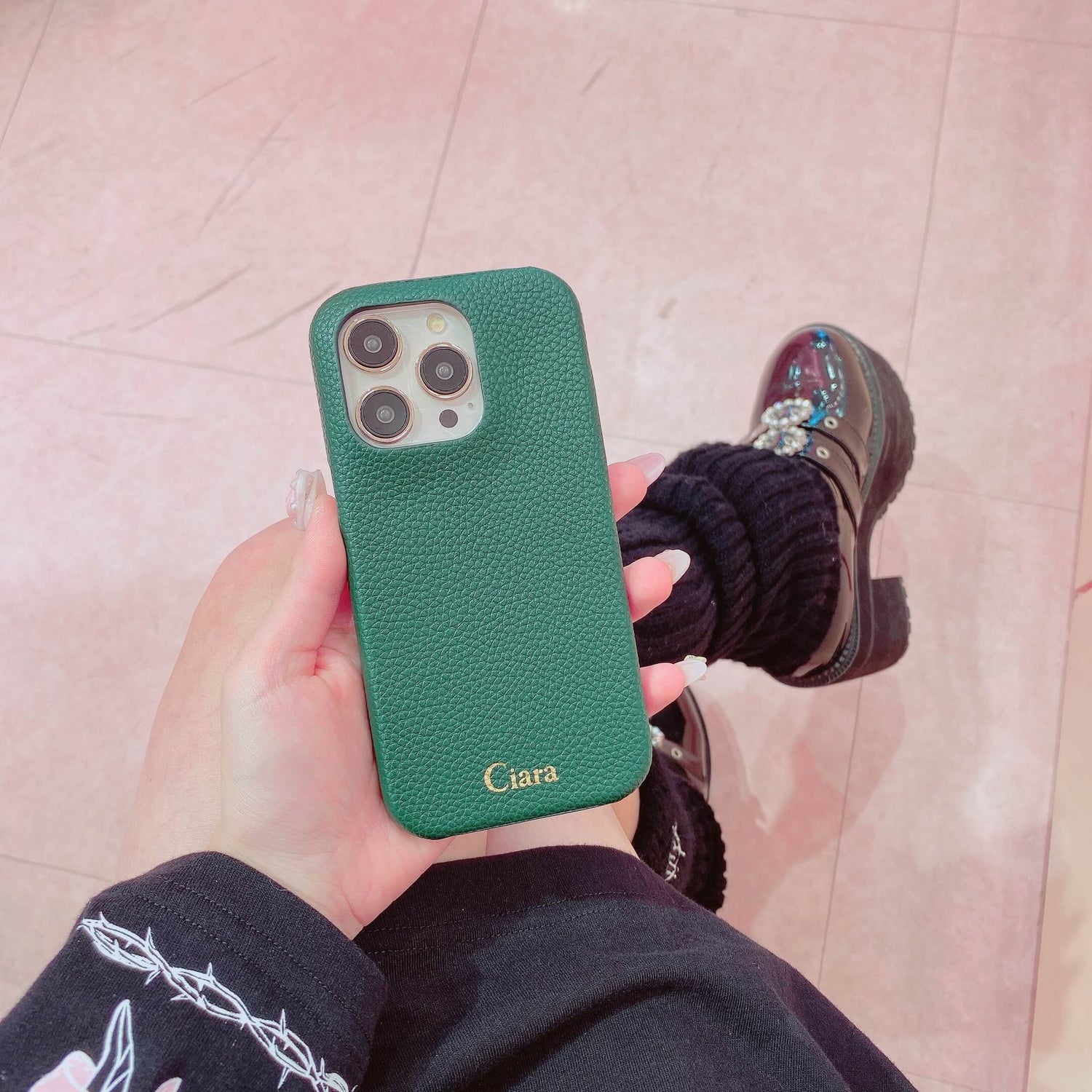 グリーンシュリンクレザーケース