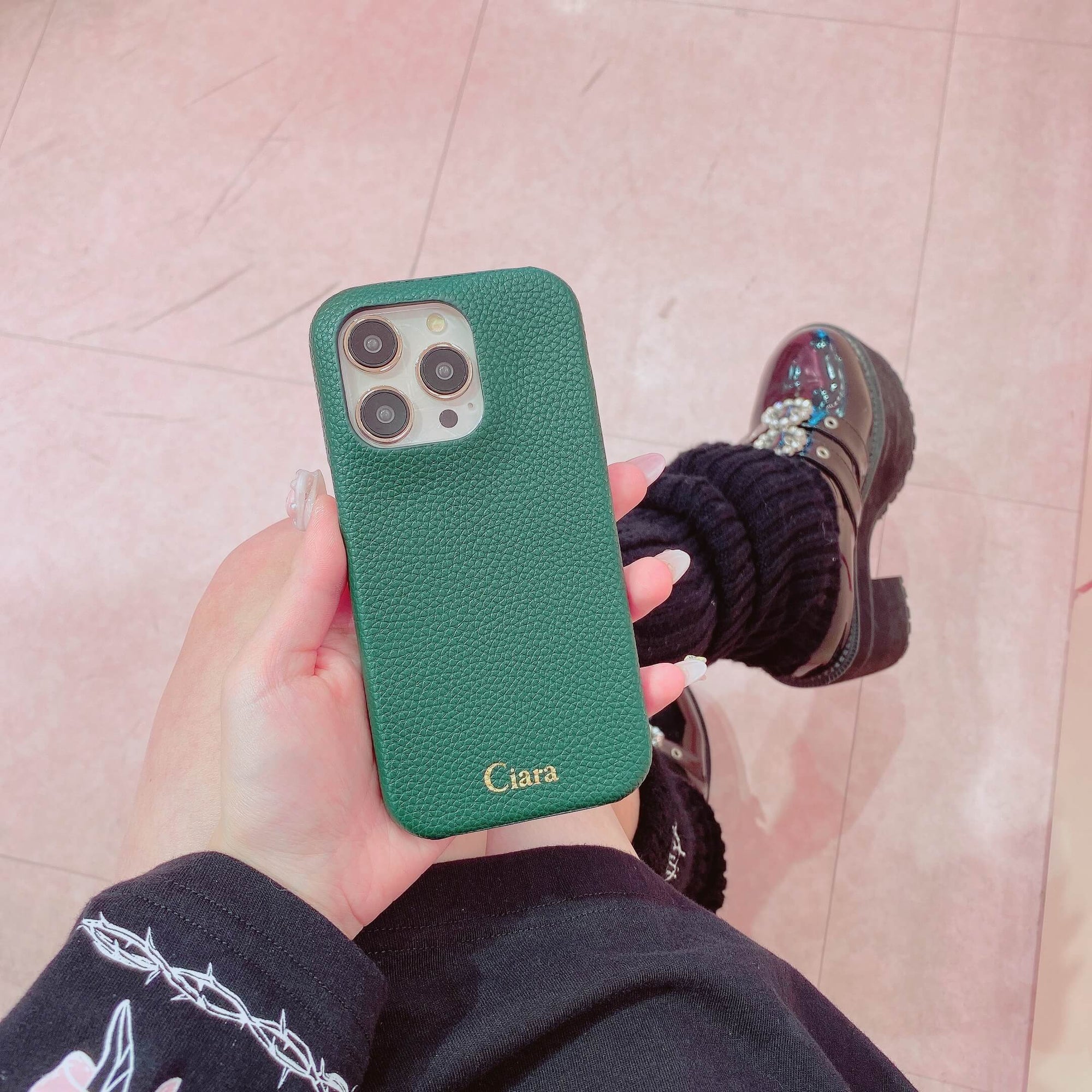 グリーンシュリンクレザーケース