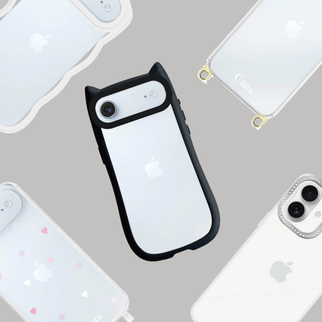 透明クリアなiPhoneAirケースで本体カラーを楽しもう！透明クリアケースに合うアレンジアイテムも紹介