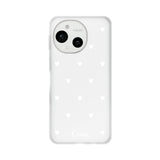 AQUOSsense9 クリアケース スウィートハート ホワイト