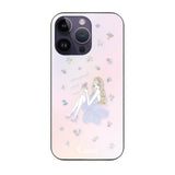 iPhone14ProMax ガラス 強化ガラスケース ラベンダーガール ピンク