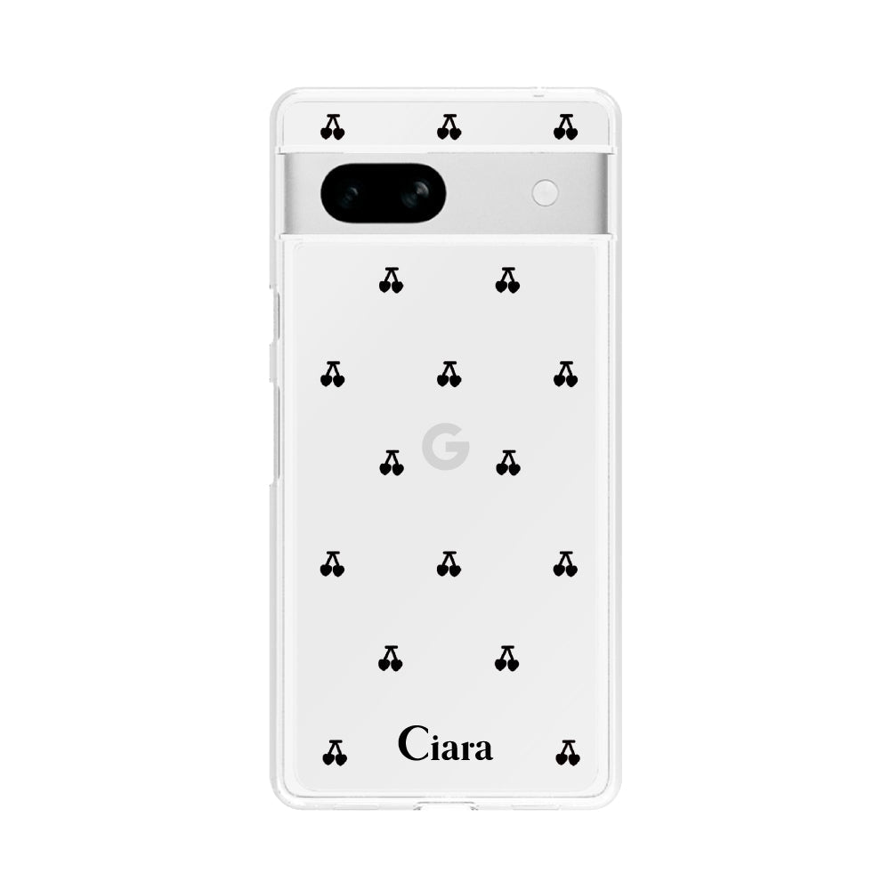 GooglePixel8 クリアケース タイニーチェリー レッド