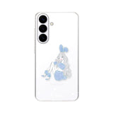 GalaxyS26 クリアケース ブルーバニー クリア