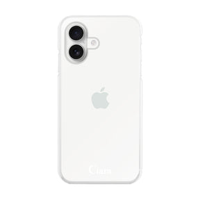 iPhone16 ハイブリッド クリアケース ロゴ クリア