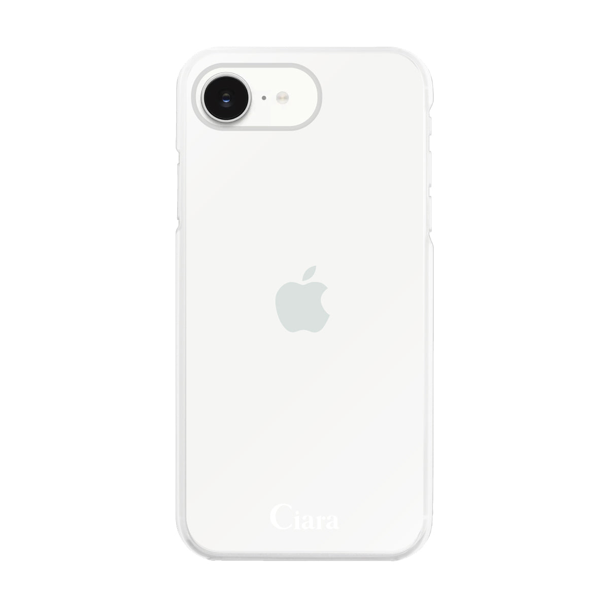 iPhone16e ハイブリッド クリアケース ロゴ クリア