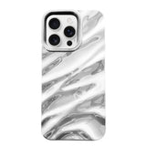 iPhone16ProMax ウェーブフォーム TPUケース プティ シルバー