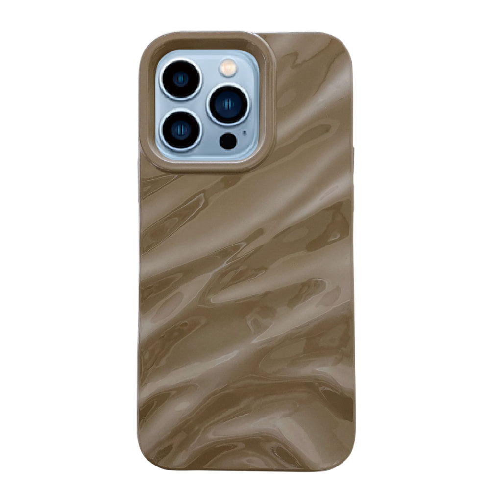 iPhone13ProMax ウェーブフォーム TPUケース プティ ベージュ