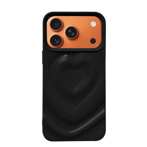 iPhoneケース ハートウェーブフォーム TPUケース プティ
