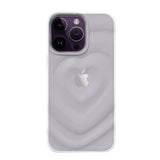 iPhone14ProMax ハートウェーブフォーム TPUクリアケース プティ クリア
