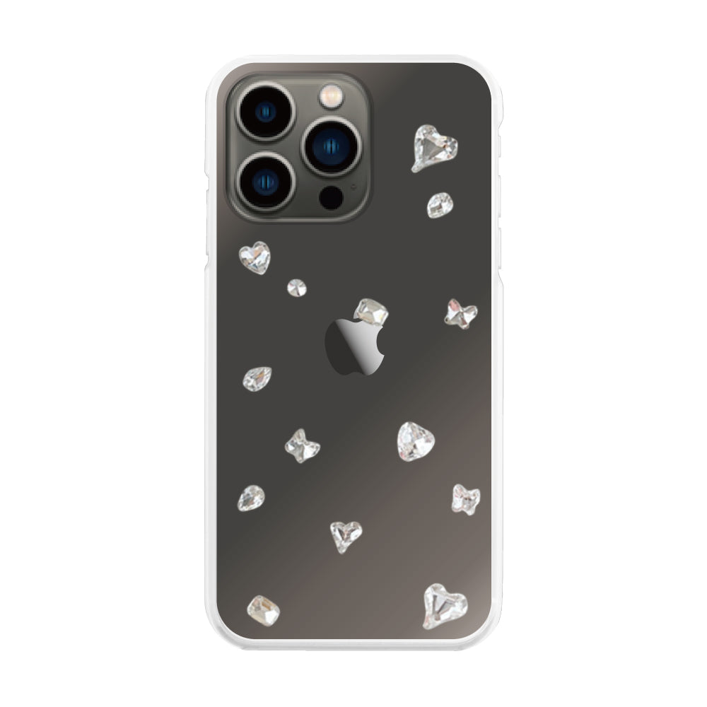 iPhone13Pro ビジューTPUクリア プティ ホワイト