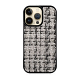 iPhone14Pro ツイード TPU プティ ホワイト