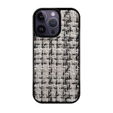 iPhone14ProMax ツイード TPU プティ ホワイト