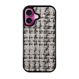 iPhone16Plus ツイード TPU プティ ホワイト