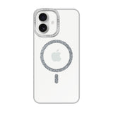 iPhone16 ビジューカメラフレーム マグセーフクリア プティ クリア