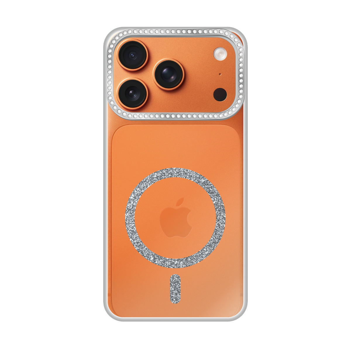iPhone17ProMax ビジューカメラフレーム マグセーフクリア プティ クリア