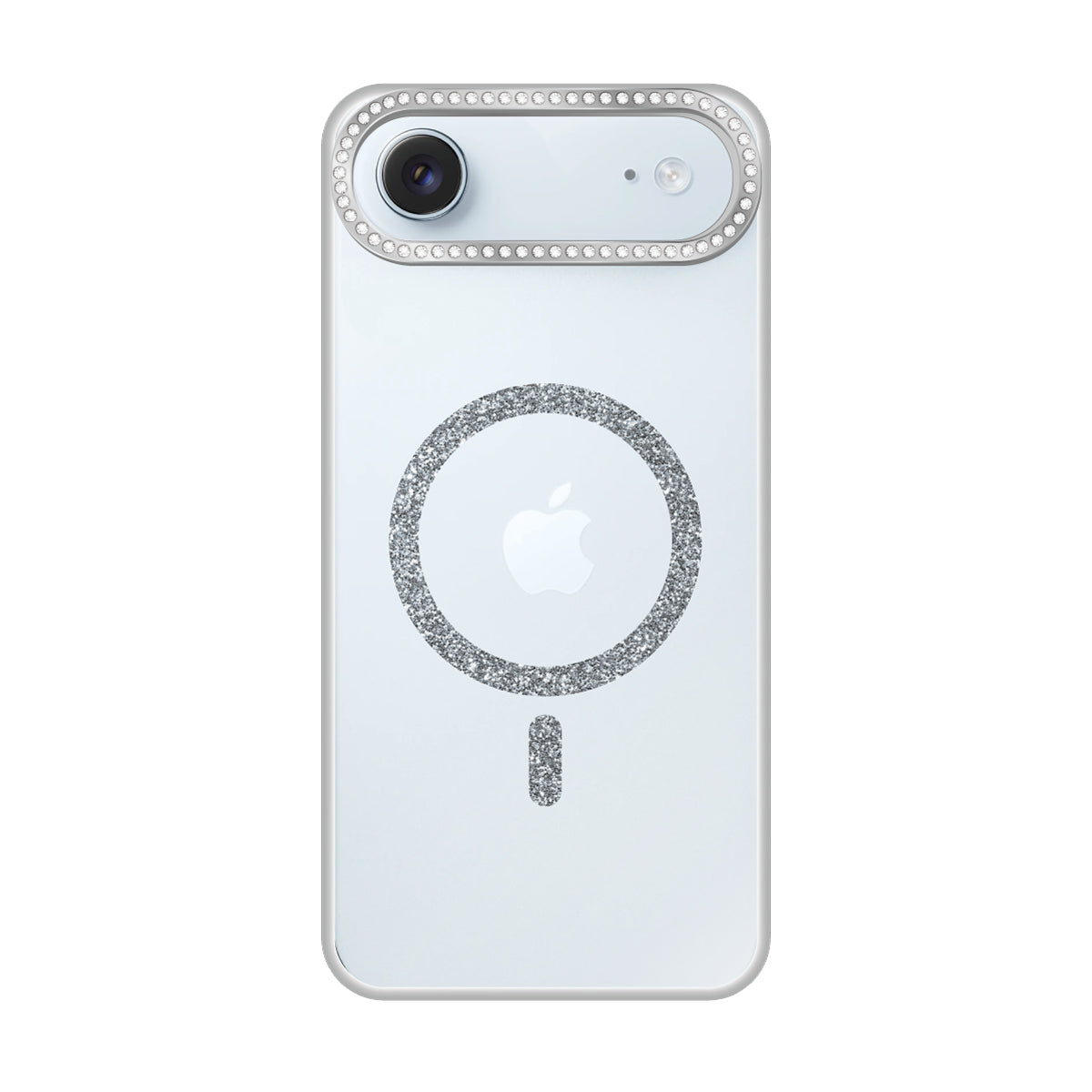 iPhoneAir ビジューカメラフレーム マグセーフクリア プティ クリア