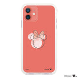 iPhone11 クッションバンパー 耐衝撃クリアケース ラインミニーマウス クリア