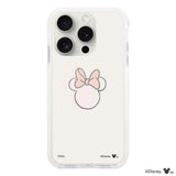 iPhone15ProMax クッションバンパー 耐衝撃クリアケース ラインミニーマウス クリア