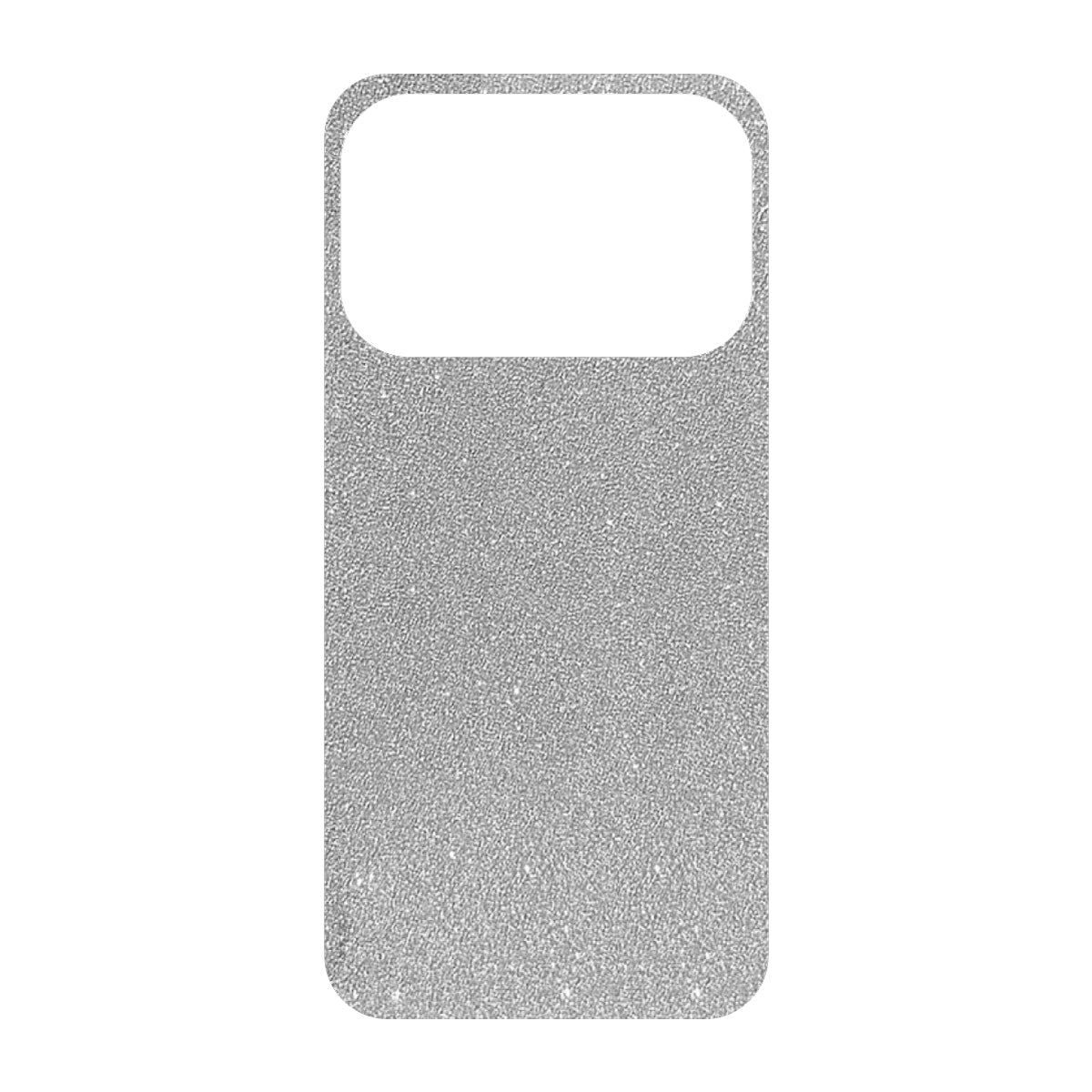 iPhone17ProMax スマホアクセサリー シート グリッターインナーシート シルバー
