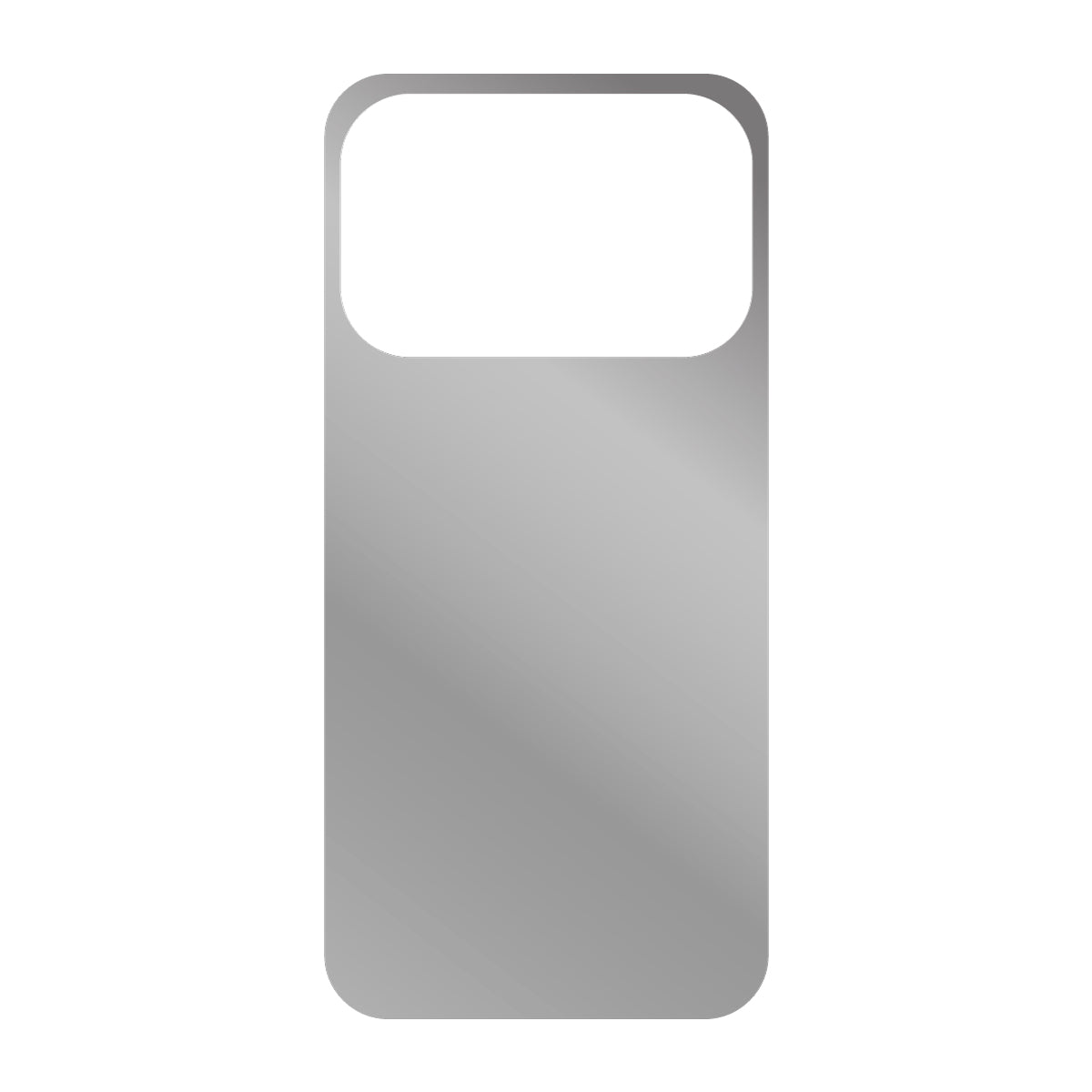 iPhone17Pro スマホアクセサリー シート ミラーインナーシート シルバー