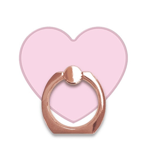 スマホリング  ハート スモーキーピンク RoseGold