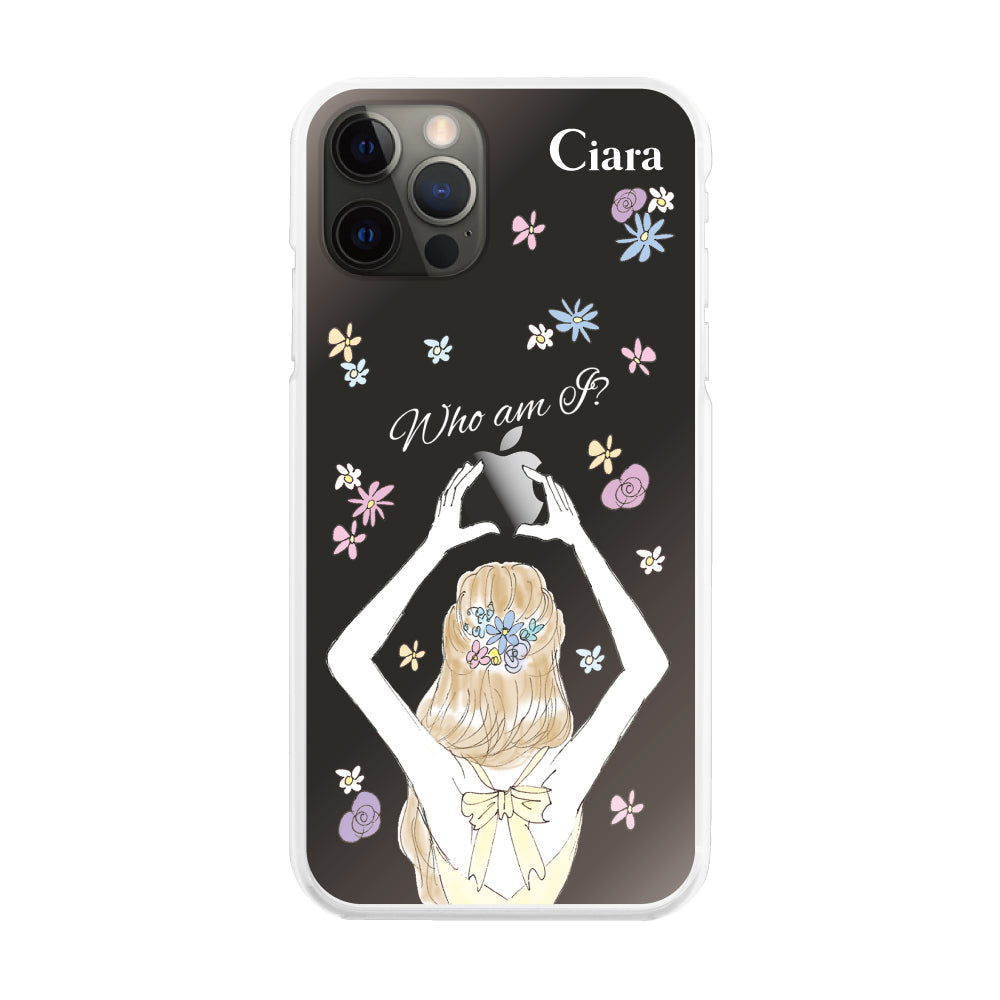 iPhoneX/XS ハイブリッド クリアケース バックショット イエロー