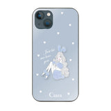 iPhone13mini ガラス 強化ガラスケース ブルーバニー ブルー